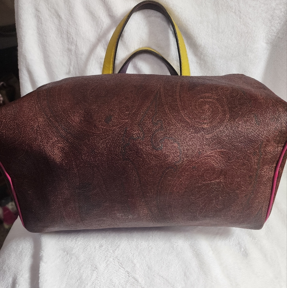 Etro Boston Bag WITH Lock and Key - Picture 8 of 16